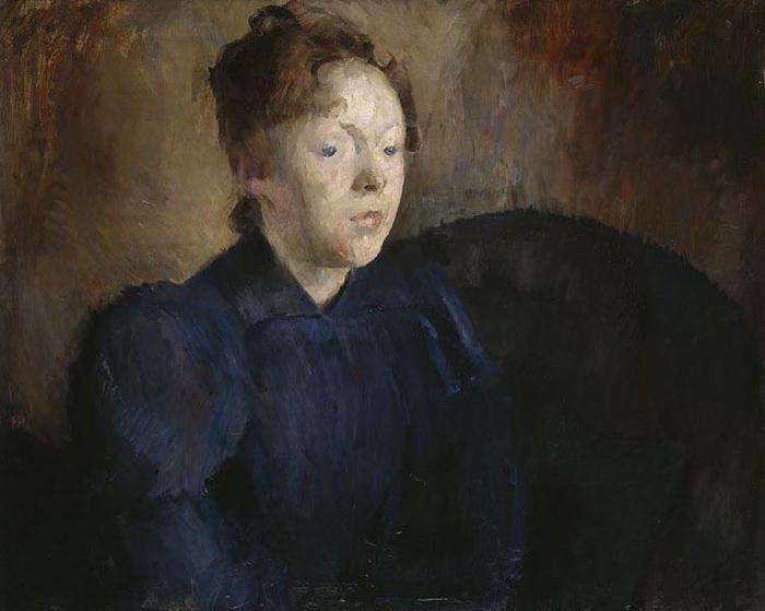 Harriet Backer Portrait of Nenna Jahnson oil painting image
